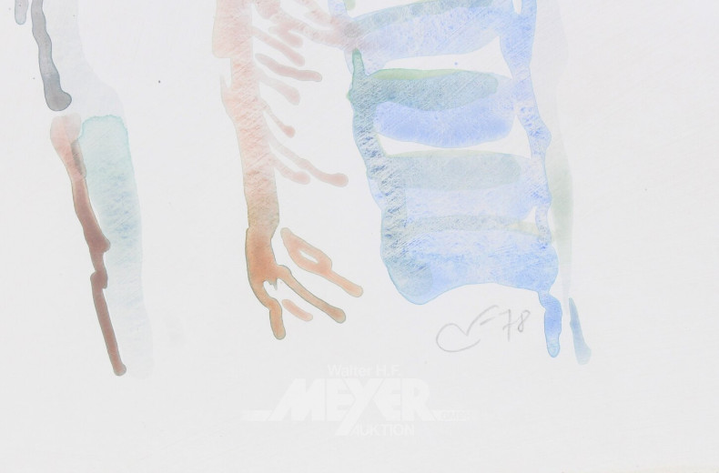 großformatige Aquarelle