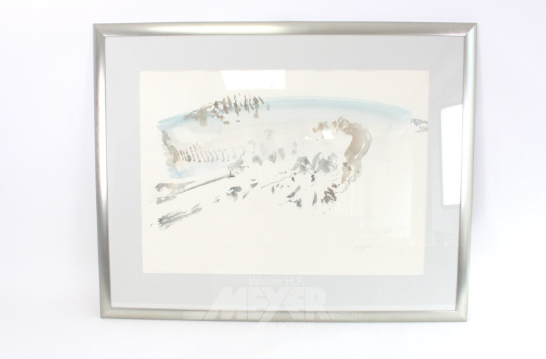 großformatige Aquarelle