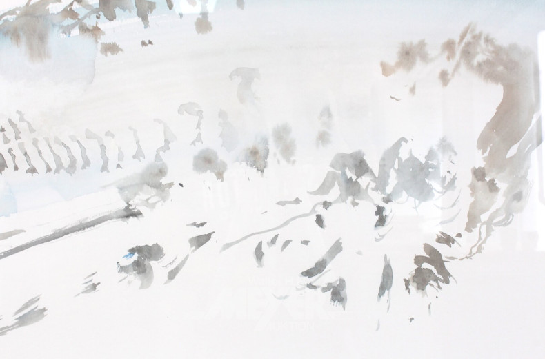 großformatige Aquarelle