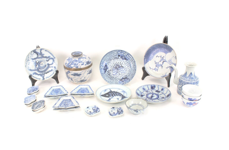 Posten versch. chin. Porz.-Dekoationen: