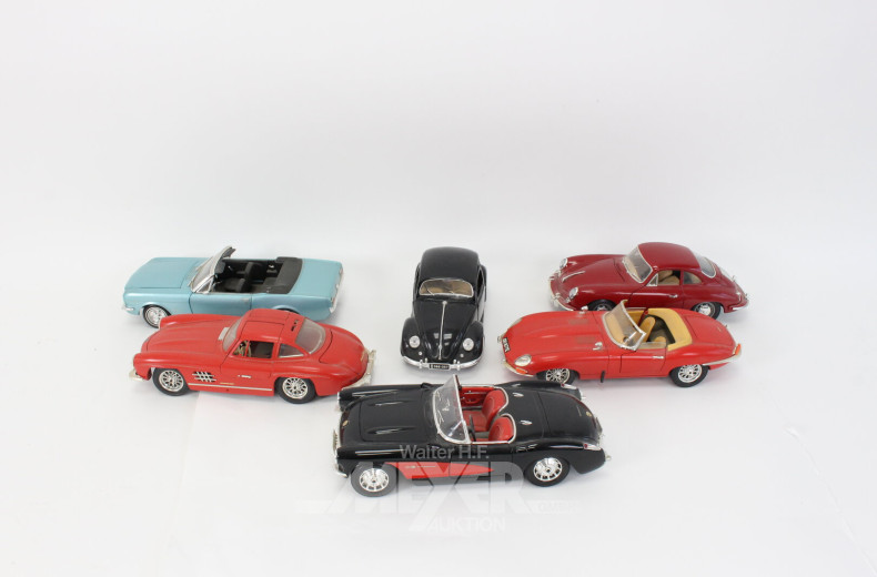 Posten Modellautos, ca. 15 Stück