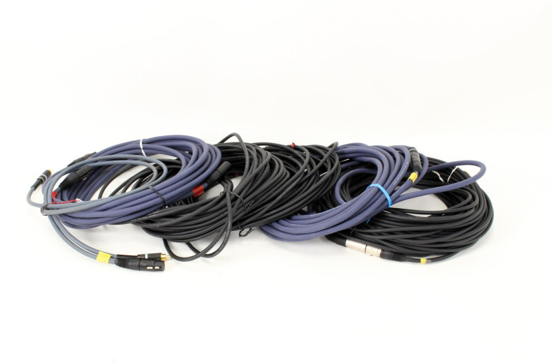 6 versch. Lautsprecher- und Audio-Kabel