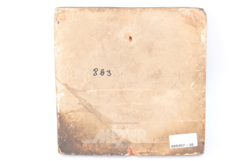 oriental. Steingut-Ofenplatte