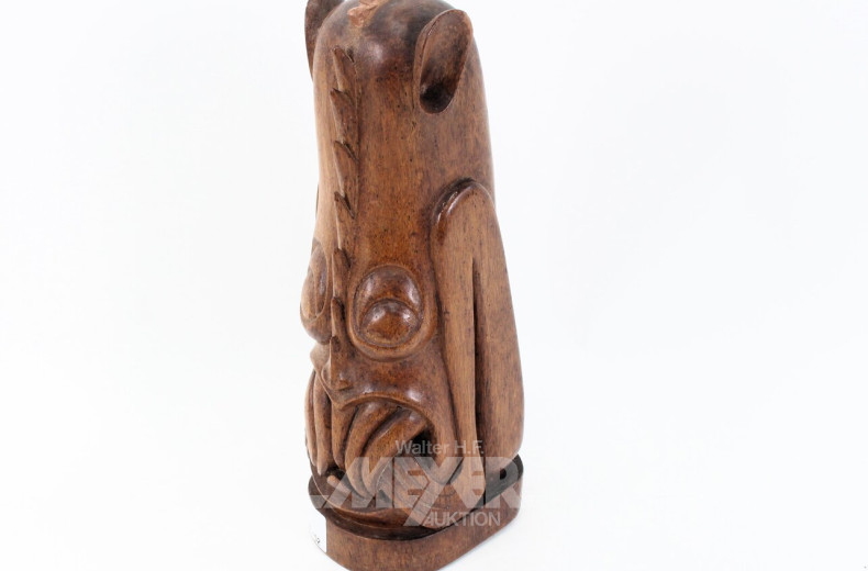 Holzschnitzfigur "Dämon"