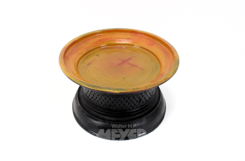 asiat. Holzschale, lackiert