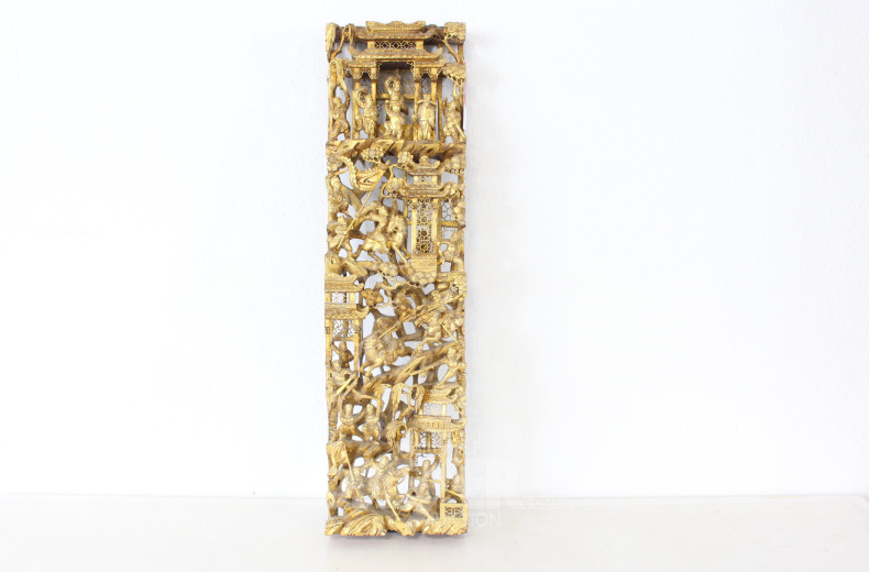 chin. Wandrelief "Kampf- u. Kriegsszenen"