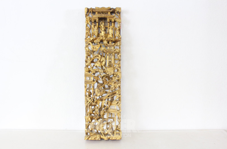 chin. Wandrelief "Kampf- u. Kriegsszenen"