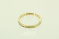 Beyerle Bandring mit Brillanten von ges. ca. 0.13ct