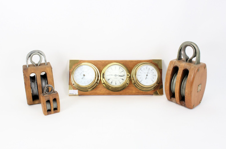 Wetterstation, sowie 3 Umlenkrollen