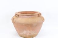 2 große Terrakotta-Blumentöpfe