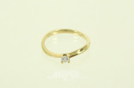 Beyerle Solitärring mit Brillant von ca. 0.15ct
