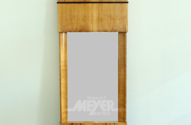 Spiegel im Biedermeierrahmen, 19. Jh.