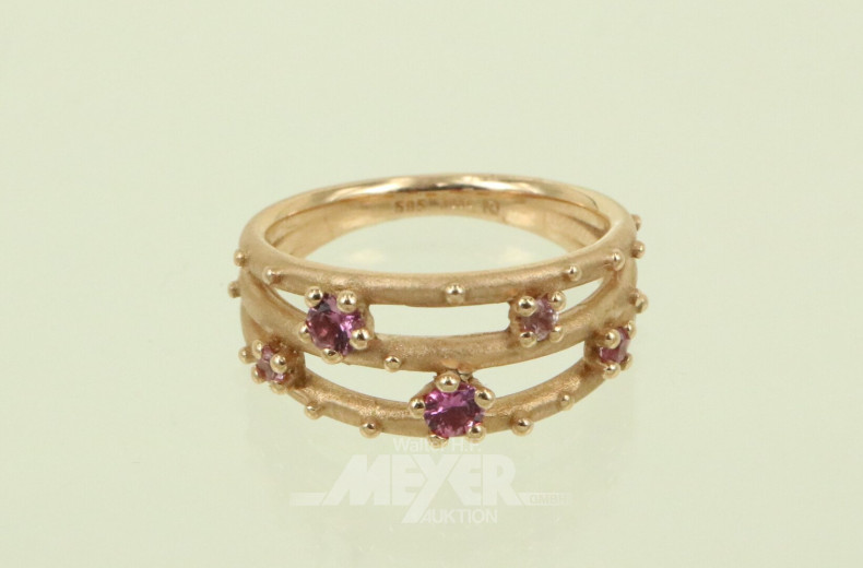 Noen Damenring mit kl. Rubinen