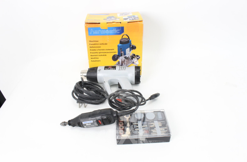 3 Versch. Handmaschinen