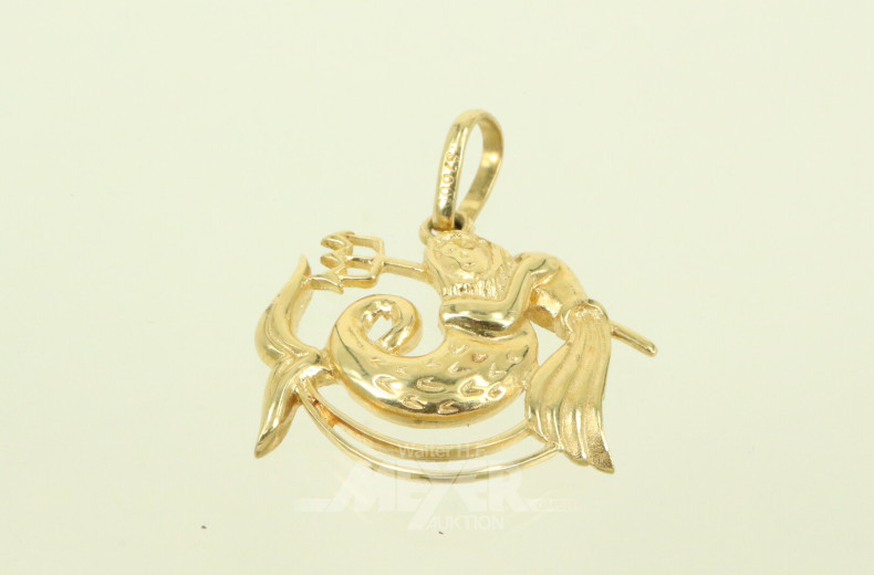 Kettenanhänger Sternzeichen 'Wassermann'