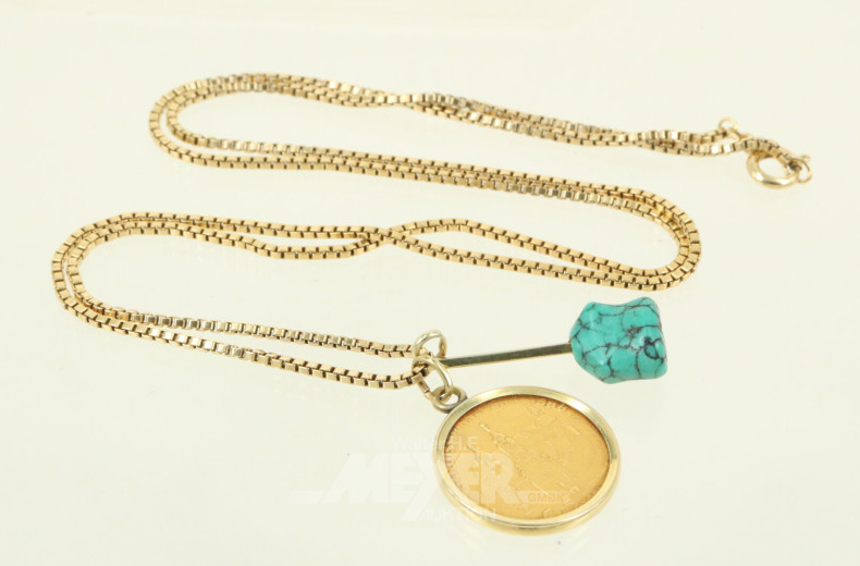 Kette mit 2 Anhängern