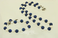 Perlen-Schmuckset, 2-tlg.: Halskette mit passendem Armband