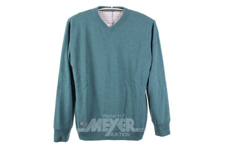 Kashmir-Pullover, V-Ausschnitt, Wood, Größe XL
