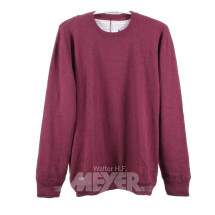 Los 5: Kashmir-Pullover, Rund-Ausschnitt, Bordeaux, Größe S