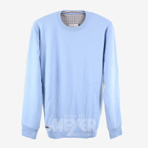Los 273: Kashmir-Pullover, Rund-Ausschnitt, Sky, Größe M