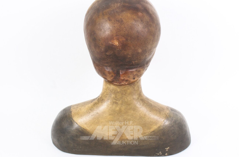 Büste einer Dame im Art Déco-Stil