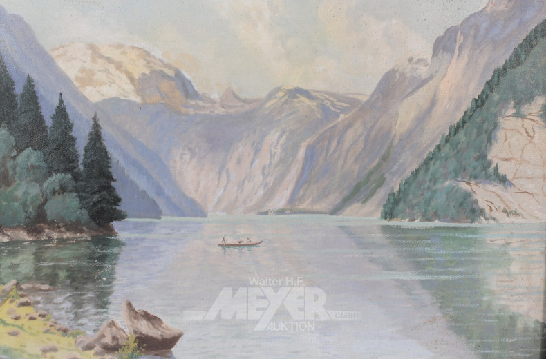 Gemälde "Gebirgssee"