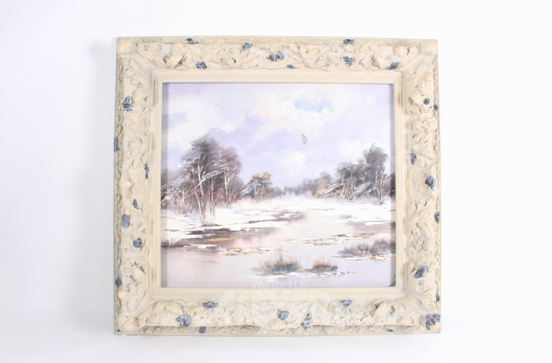 Gemälde "Winterlandschaft"