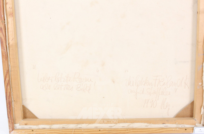 Blumenstillleben 'Lieber letzte Rosen als letztes Bild'