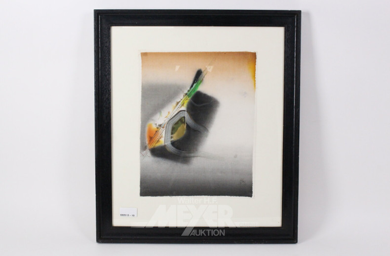 Farbserigraphie "abstrakte Darstellung"