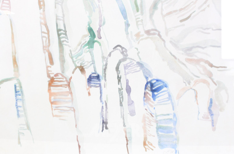 großformatige Aquarelle