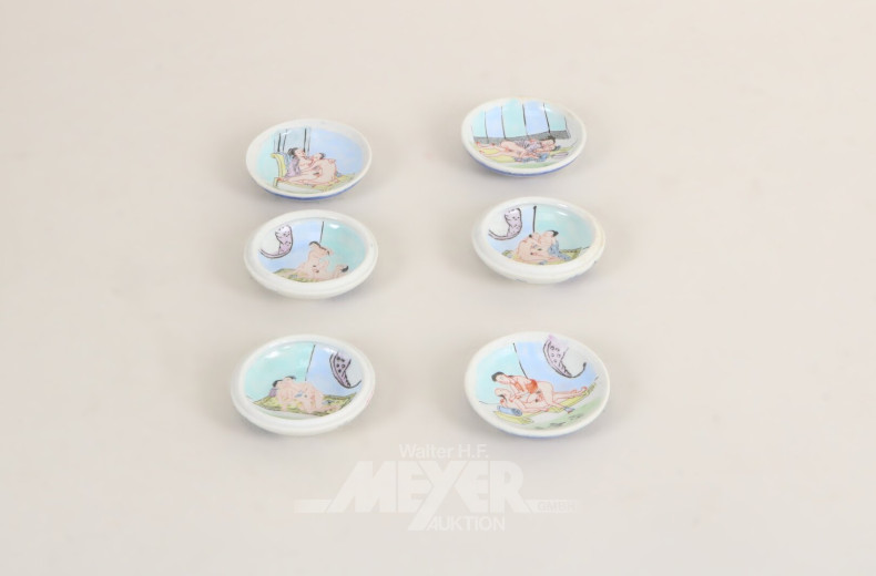 3 Kl. Deckeldosen, China