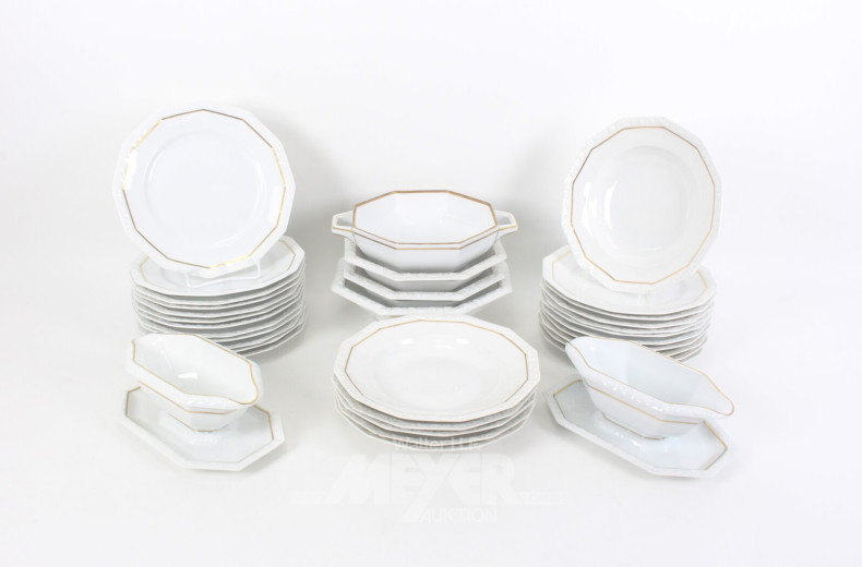 Speiseservice-Teile