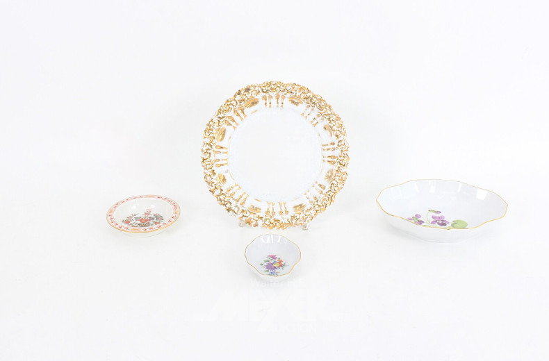 4 Teile Meissner Porzellan