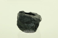 Ring aus ungeschliffenem, schwarzen Turmalin