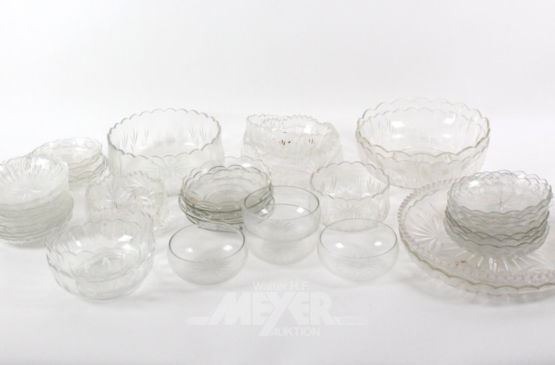 Gr. Posten Sahne- und Dessertschalen