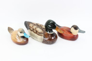 3 Lockmittel 'Enten' aus Holz