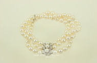 Zuchtperlen-Armband mit 585er WG-Schließe