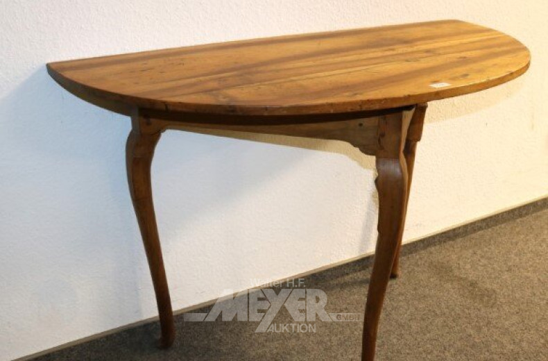 halbovaler Konsoltisch