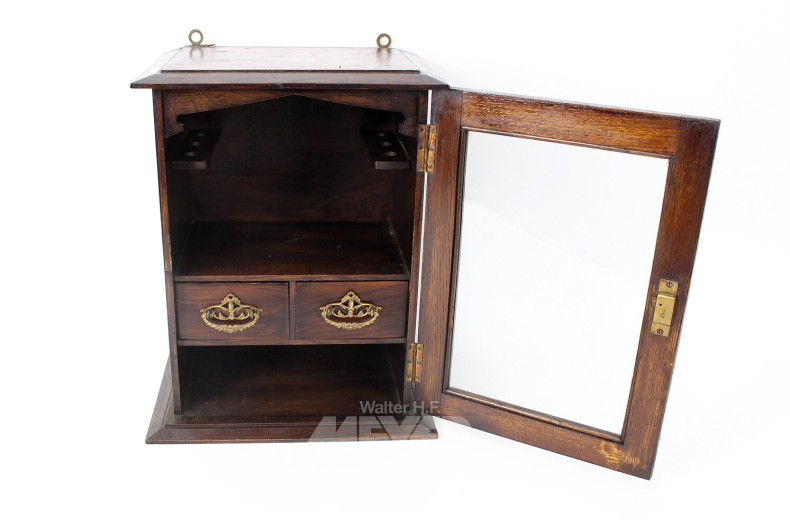 Wandschränkchen mit Glastür