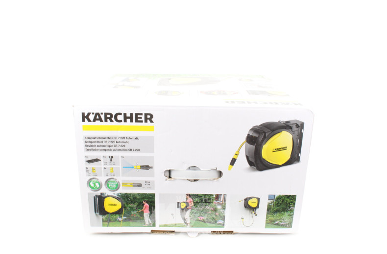 Kompakt-Schlauchbox mit Gartenschlauch