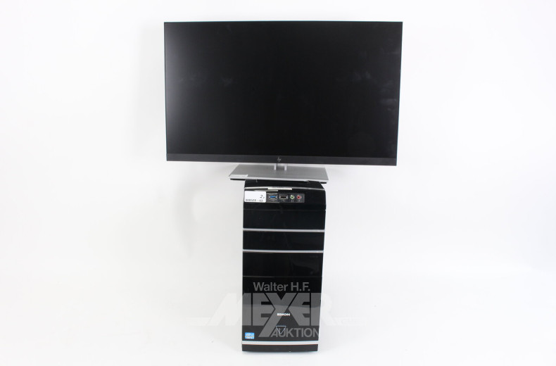 Tower-PC mit Bildschirm 27"