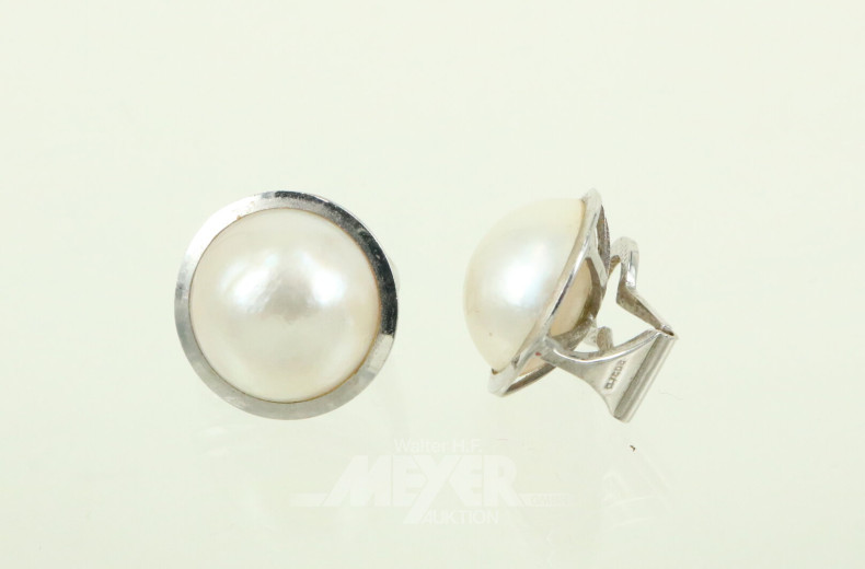 Paar Ohrclips mit Perle