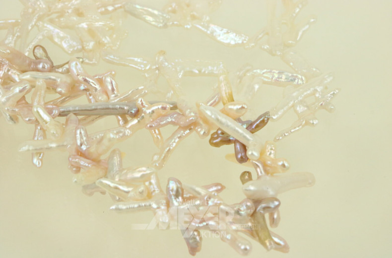 2 Süßwasserperlen-Stränge