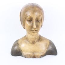 Los 140: Büste einer Dame im Art Déco-Stil