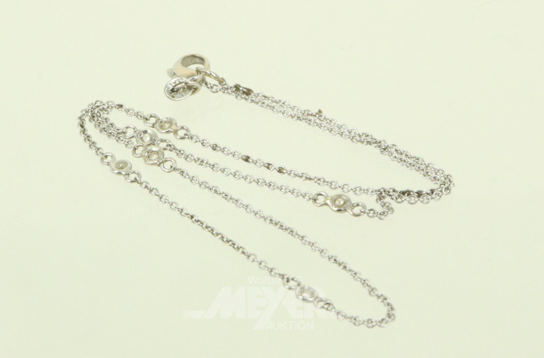 Kette mit 6 kl. Brillanten