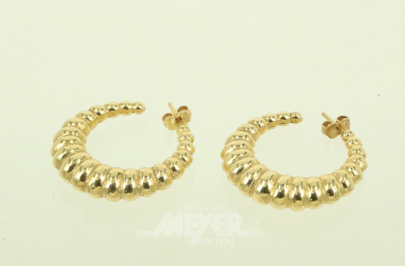 Paar Ohrstecker/Creolen