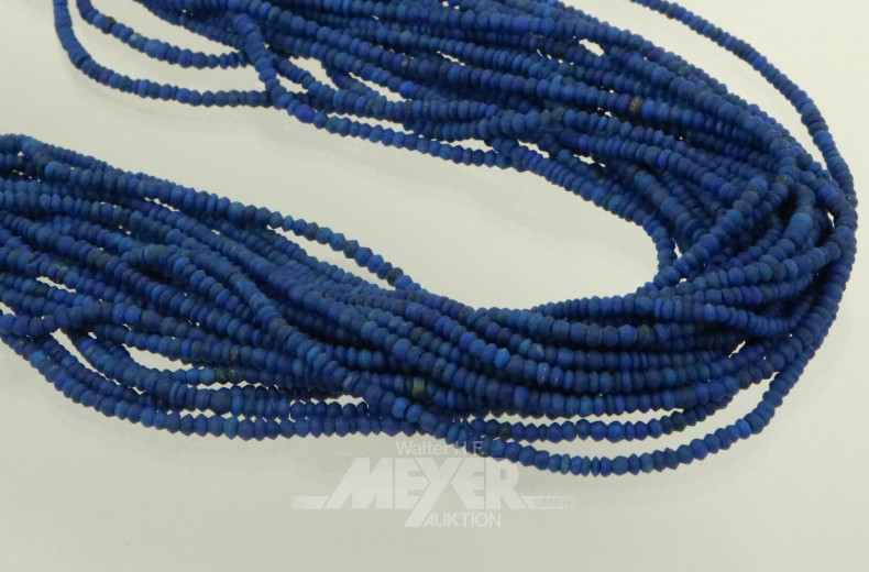 23 Stränge feine Lapislazuli-Perlen