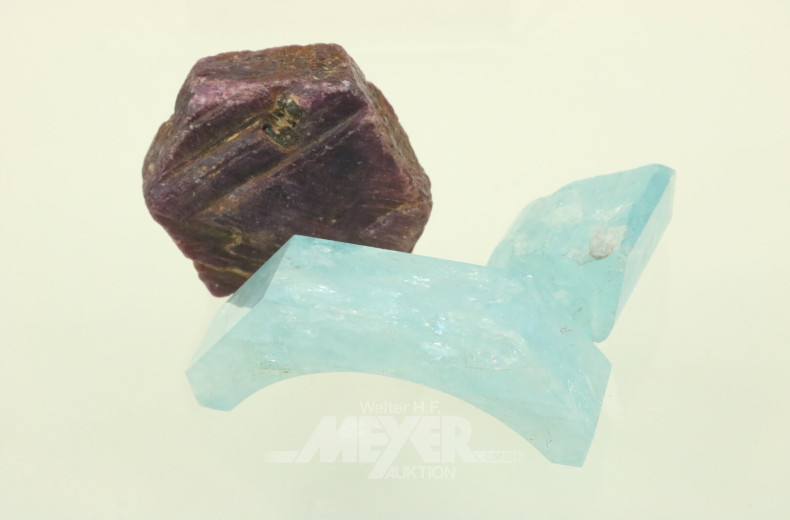 Konvolut Rohsteine, best. aus: