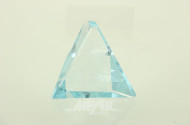 Dreieckig geschliffener Topas, ca. 710ct