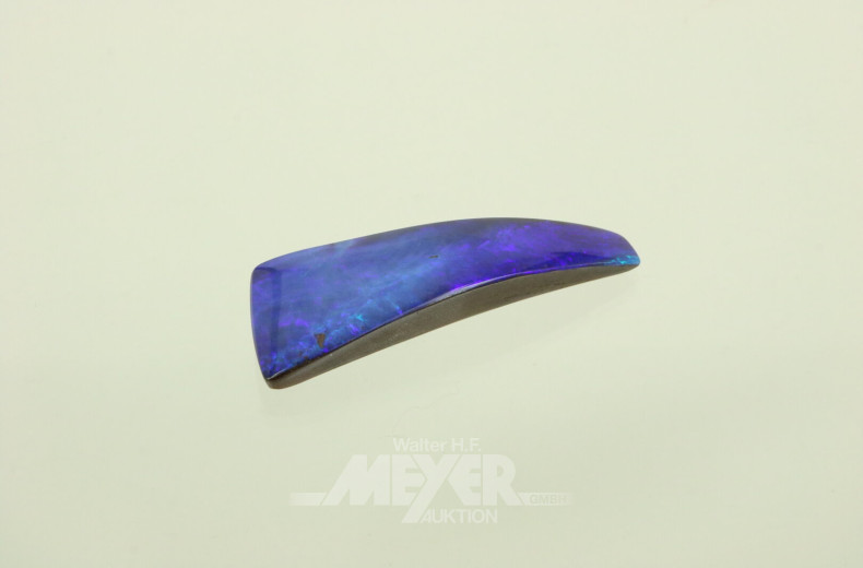 Exquisiter blauer Opal, poliert
